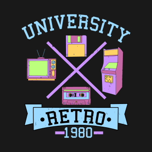 Retro University T-Shirt