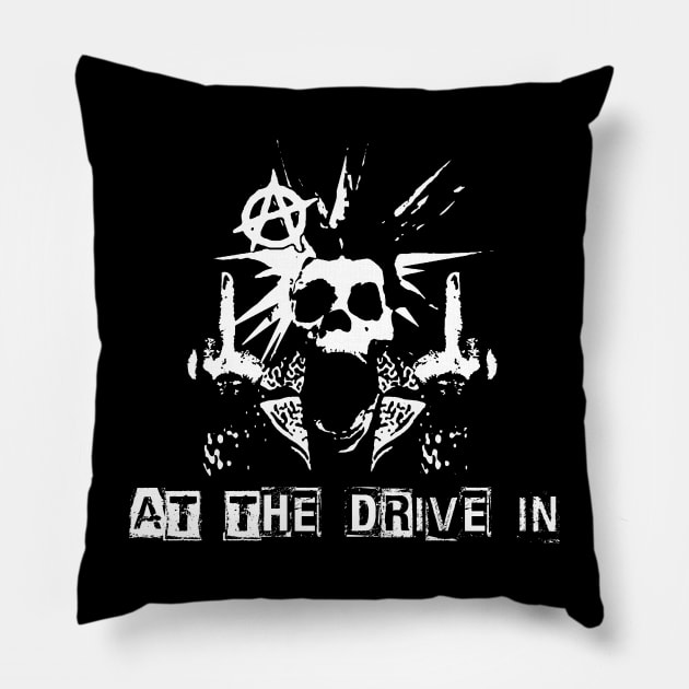 at the skeleton punk Pillow by calistoneug