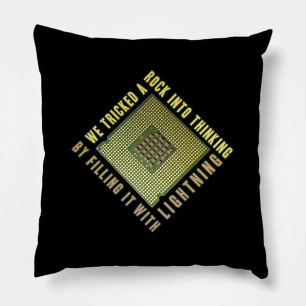 Computer Nerd - We Tricked A Rock Pillow by karutees