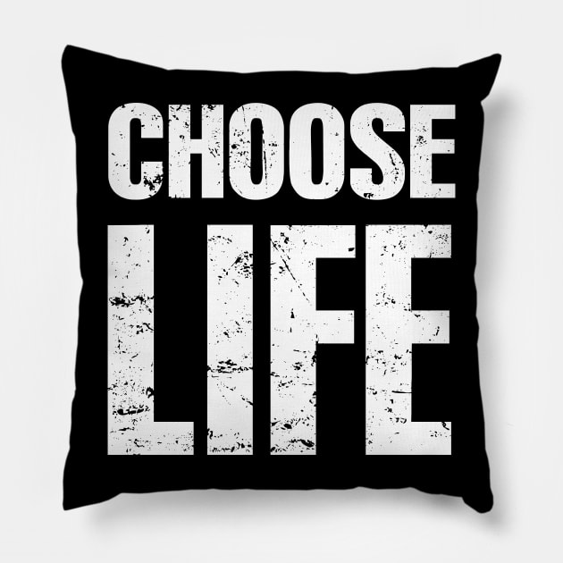 Choose Life Pillow by Seitori