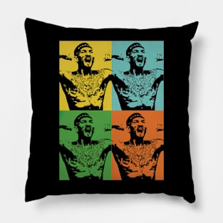 Retro The Blessed Man Max Holloway Pillow