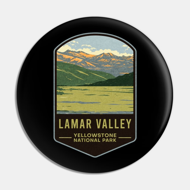 Lamar Valley Yellowstone National Park Pin by JordanHolmes