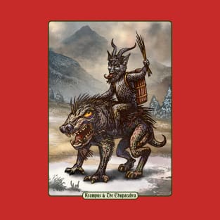 Krampus and the Chupacabra T-Shirt