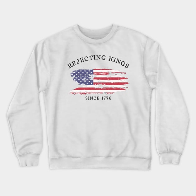 Retro Rejecting Kings Since 1776 Protest Pro Democracy