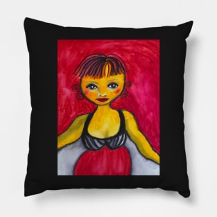 Crimson Lady Pillow