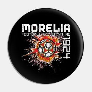 Football Is Everything - Club Atlético Monarcas Morelia Splatter Strike Pin