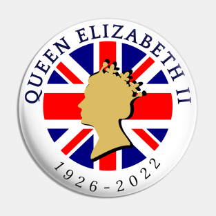 RIP Queen Elizabeth II (1926 - 2022) Print Design Pin