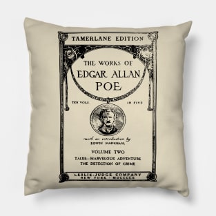poe book cover Pillow