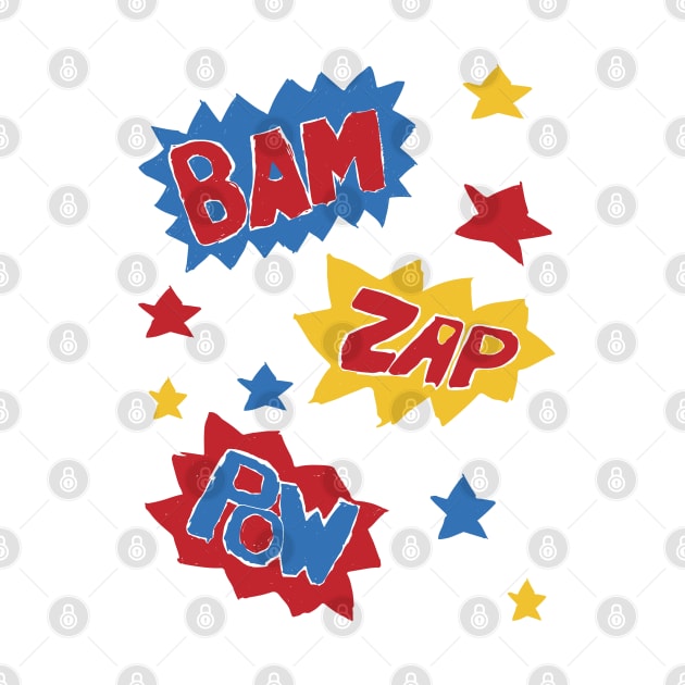 Bam Zap Pow by The E Hive Design