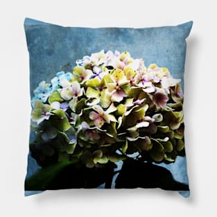 Shabby-chic Hydrangea Flower Pillow