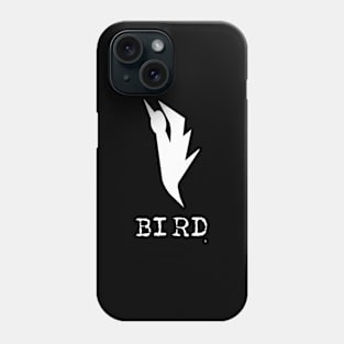 White bird, nature , logo. Phone Case