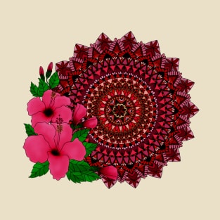 Hibiscus mandala T-Shirt