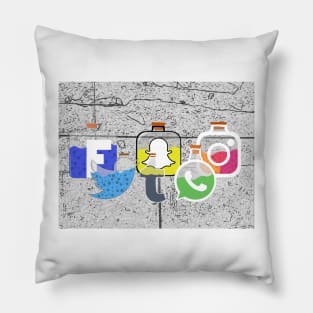 Social potions Pillow