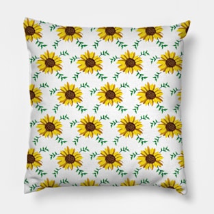 Sunflower, Smell, Leaves, Plant, Spring, Nature, Gift Pillow