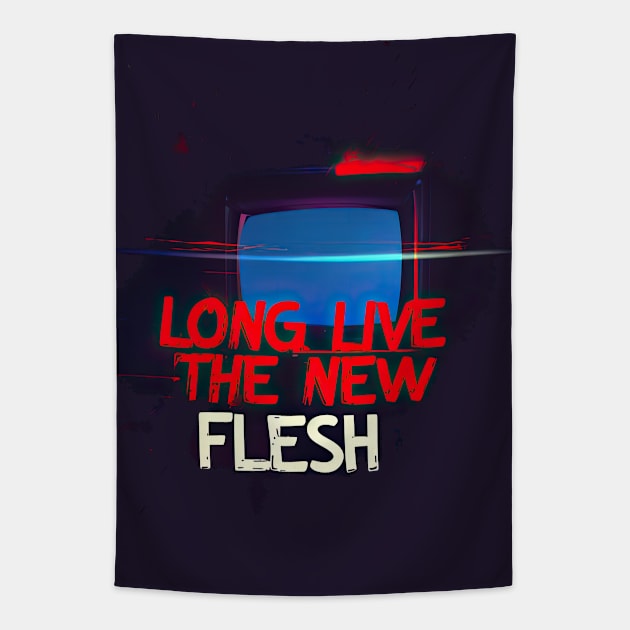 Videodrome " Long live the new flesh" Tapestry by obstinator