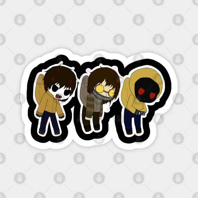 creepypasta cute proxies Magnet by LillyTheChibi