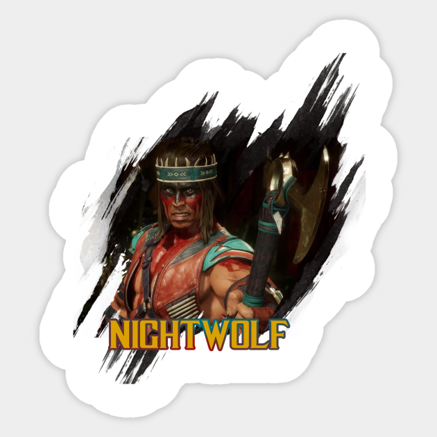 Nightwolf Hd Design Nightwolf Sticker Teepublic