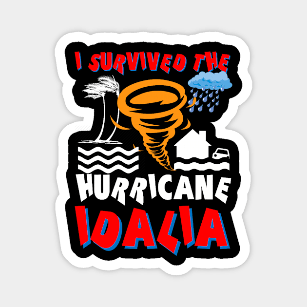 I survived the Hurricane Idalia Magnet by everetto