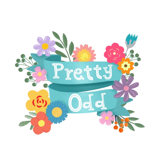 Pretty Odd Banner With Flowers by LittleBunnySunshine