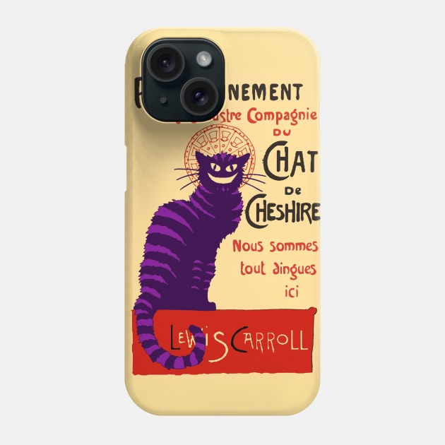 Cheshire Cat 'chat noir' - Cheshire Cat - Phone Case