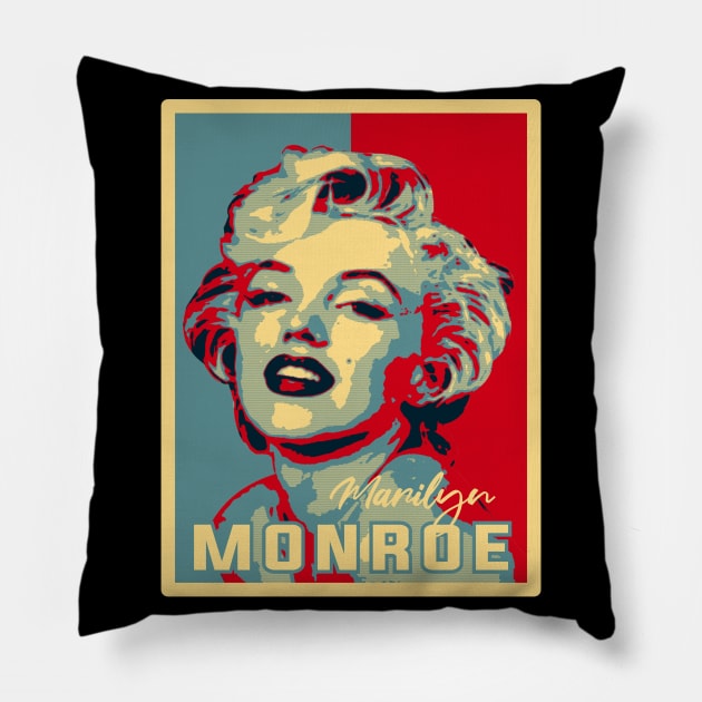 MARILYN MONROE HOPE STYLE Pillow by Tekate