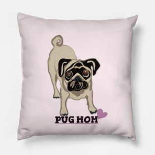 Pug Mom Pillow