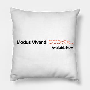 Modus Vivendi Album Cover Pillow