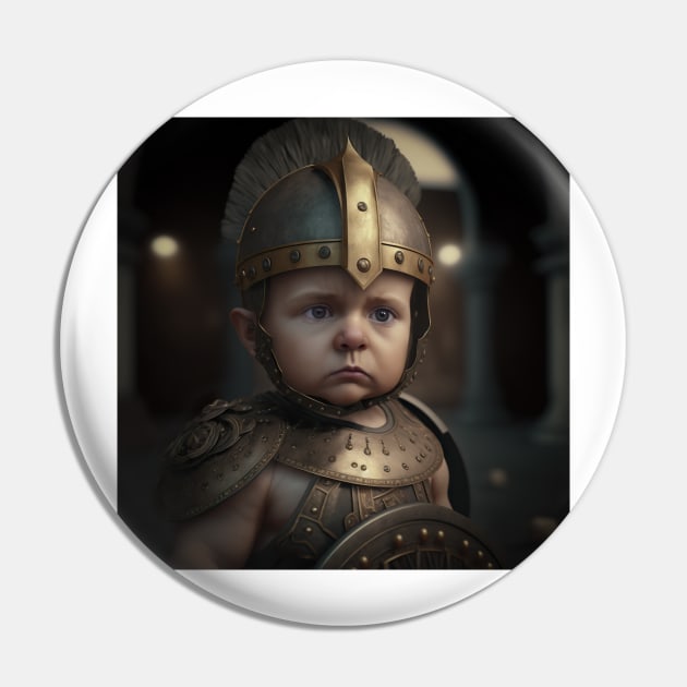 A Cute Gladiator Baby Pin by daniel4510