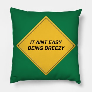 It ain't easy being breezy Pillow