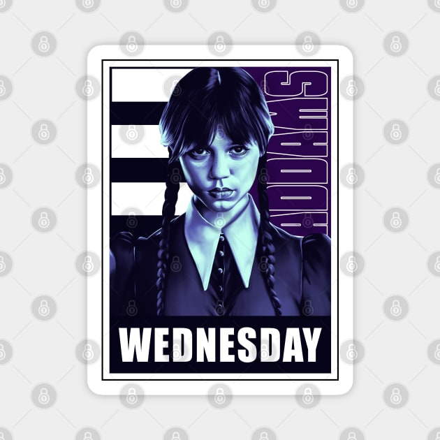 Wednesday Magnet by ActiveNerd