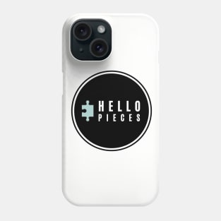 Hello Pieces- Circle Black Phone Case