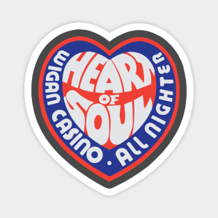 Northern Soul Badges, Wigan Heart of Soul Keep The Faith Magnet