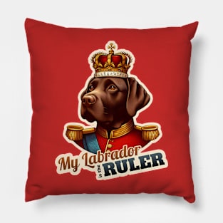 King Queen Labrador Retriever Pillow