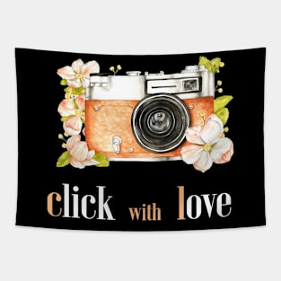 Click it with love Tapestry