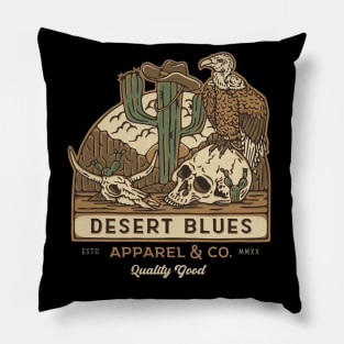 Desert Blues Pillow