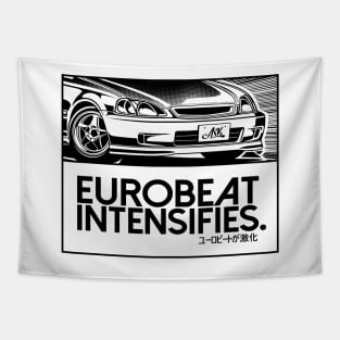 EUROBEAT INTENSIFIES - CIVIC EK9 Tapestry