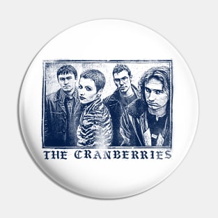 The Cranberries // Faded Vintage Look Original Design Pin