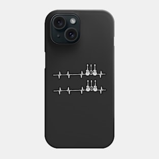 Music Pulse Heartbeat Notes Phone Case