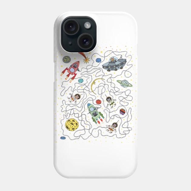 Cats Space Phone Case by Daskind