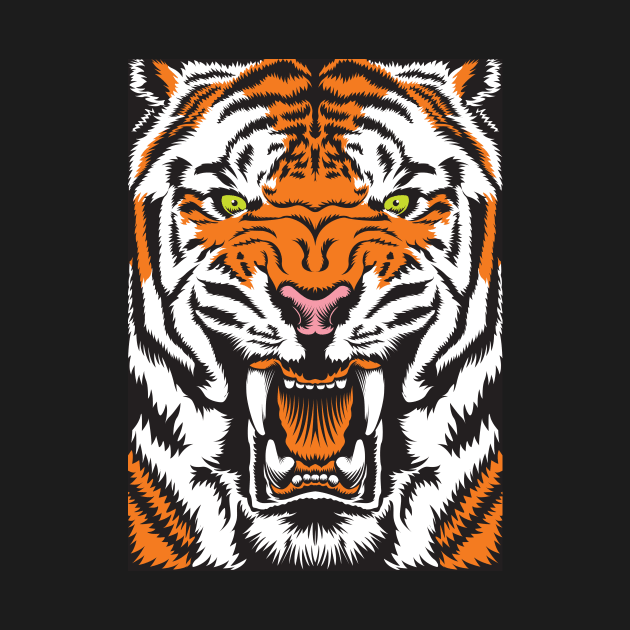 Tiger Growl by stayfrostybro