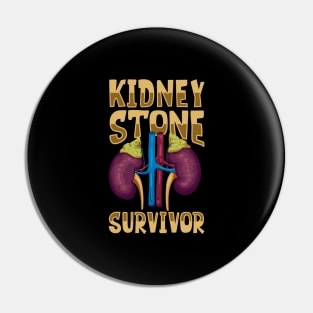 Kidney stone survivor Pin