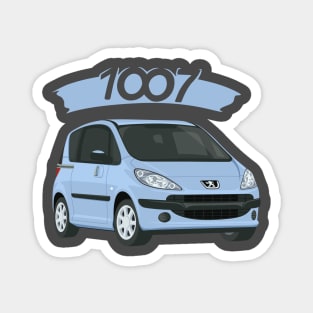 Peugeot 1007 car lighblue Magnet