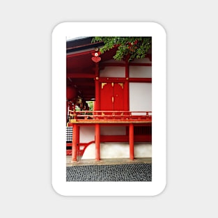 Terrace at Inari Fushimi Shrine, Kyoto, Japan Magnet