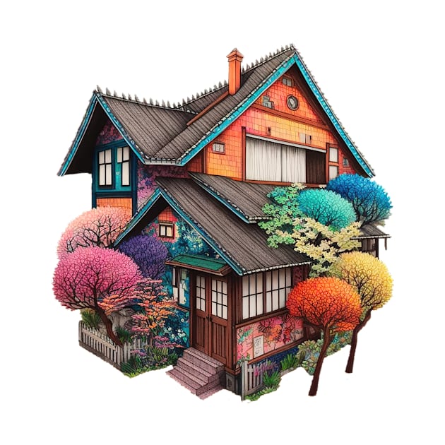 The houses of Ōsaka by Imagier