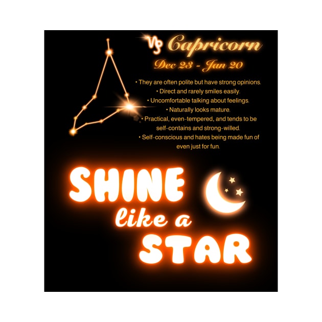 Shine Like A Star - Capricorn by FullMoon