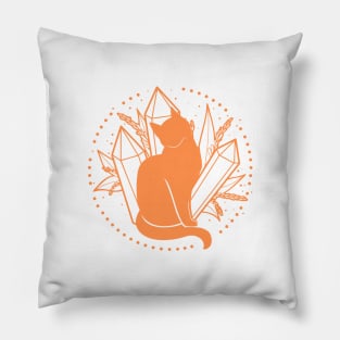 i have a crystal cat T-Shirt Pillow