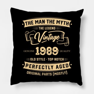 The Legend Vintage 1989 Perfectly Aged Pillow