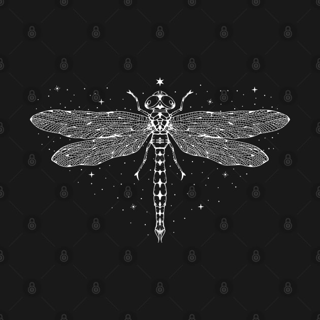 Starry Dragonfly by CelestialStudio