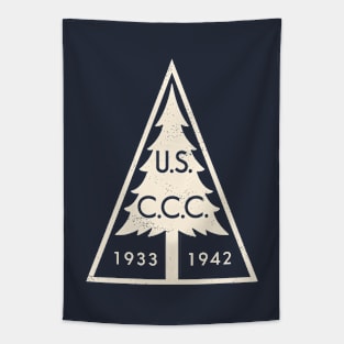 Civilian Conservation Corps - Triangle Tree Badge Tapestry
