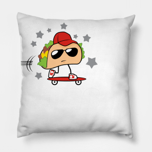 I Don't Care I'm Getting Tacos Pillow